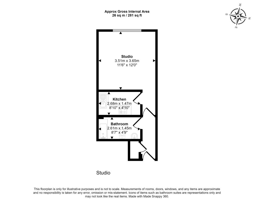 90, Manor Road, Wallington floorplan