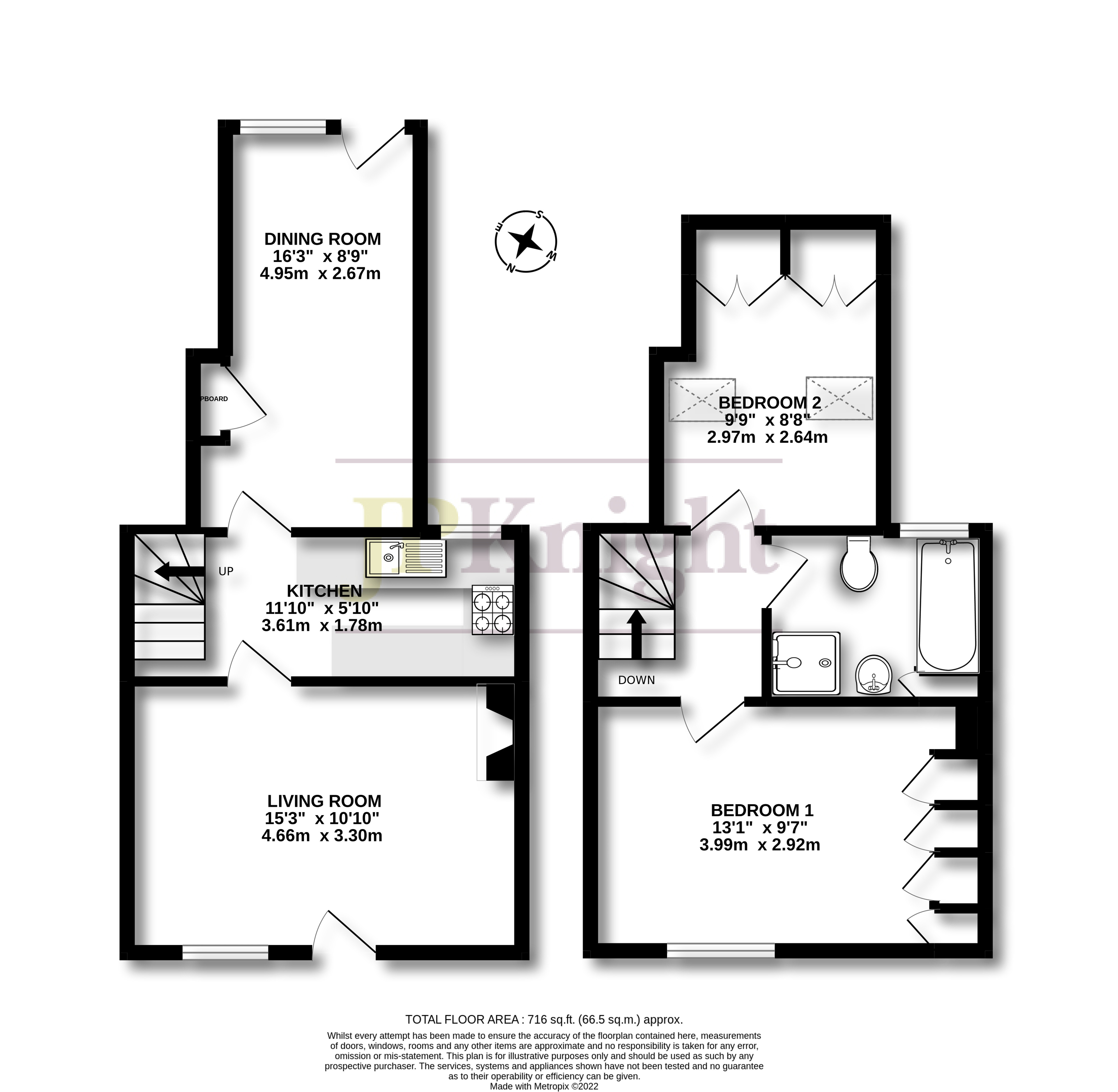 Brook Street, Benson, Wallingford OX10, 2 bedroom terraced house for