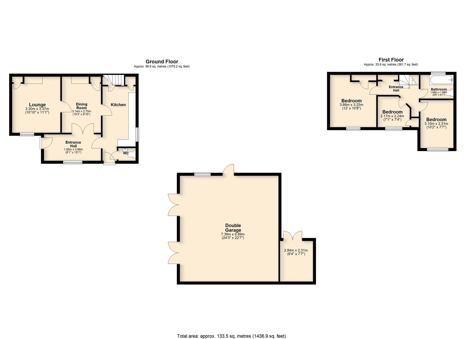 Field View, Norwich Road, Mattishall floorplan