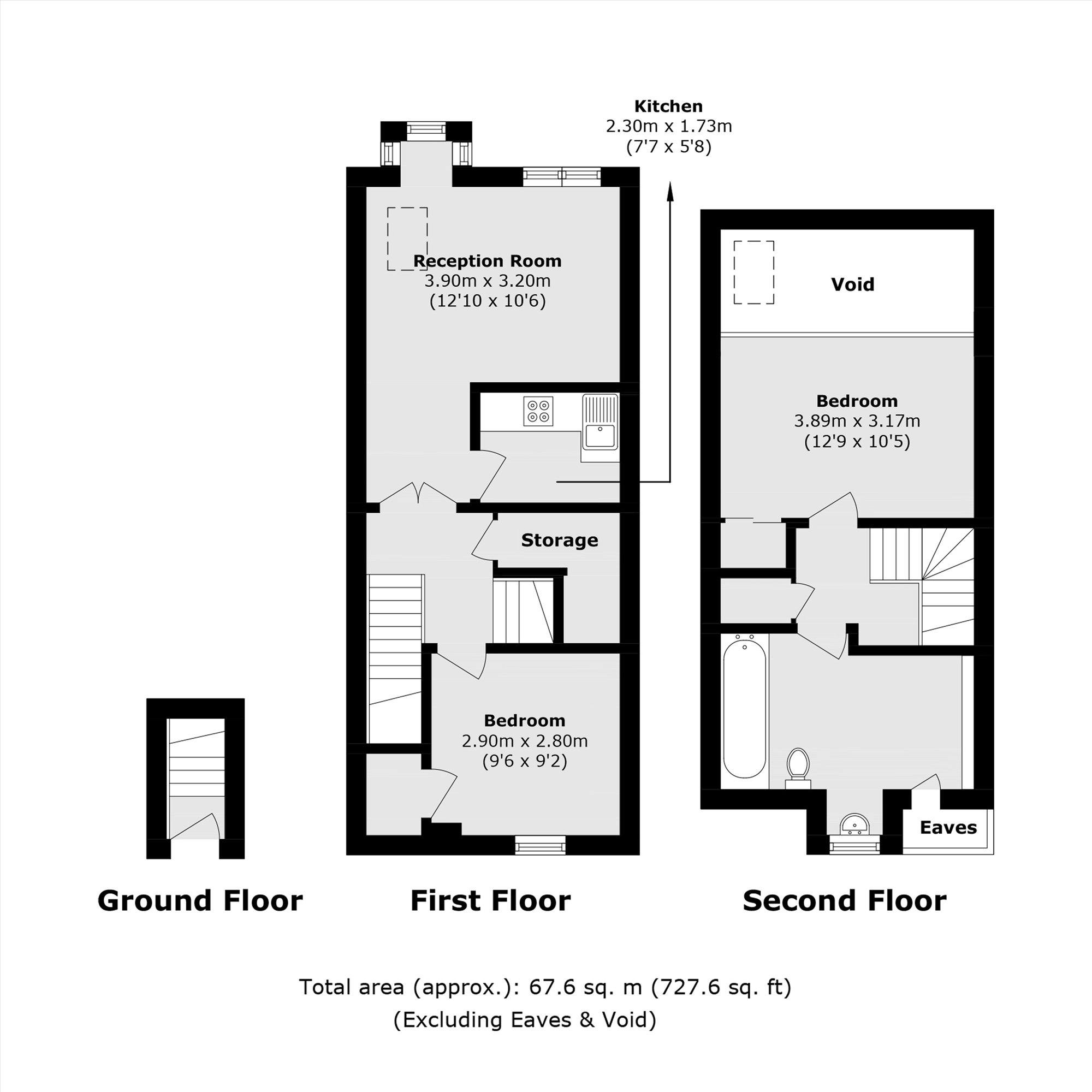 56, Windmill Rise, Kingston Upon Thames floorplan