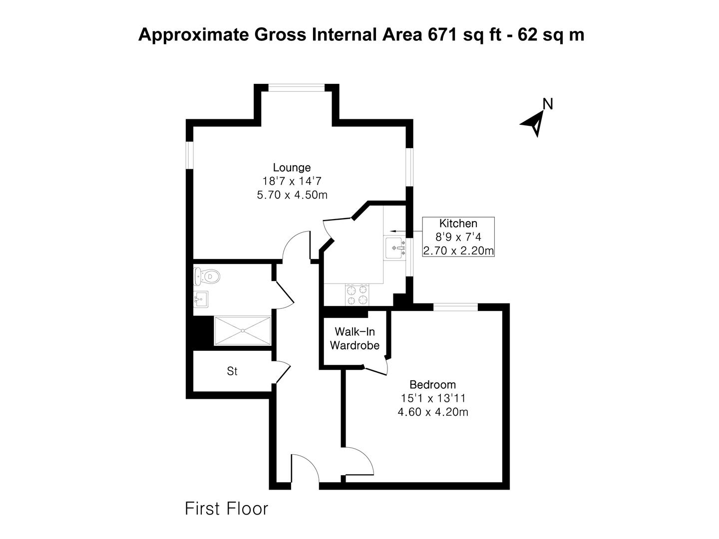17 Gabriel Court, South Road, Saffron Walden floorplan