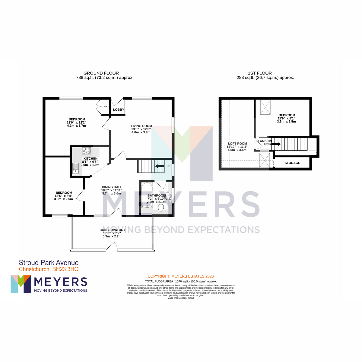 1, Stroud Park Avenue, Christchurch floorplan