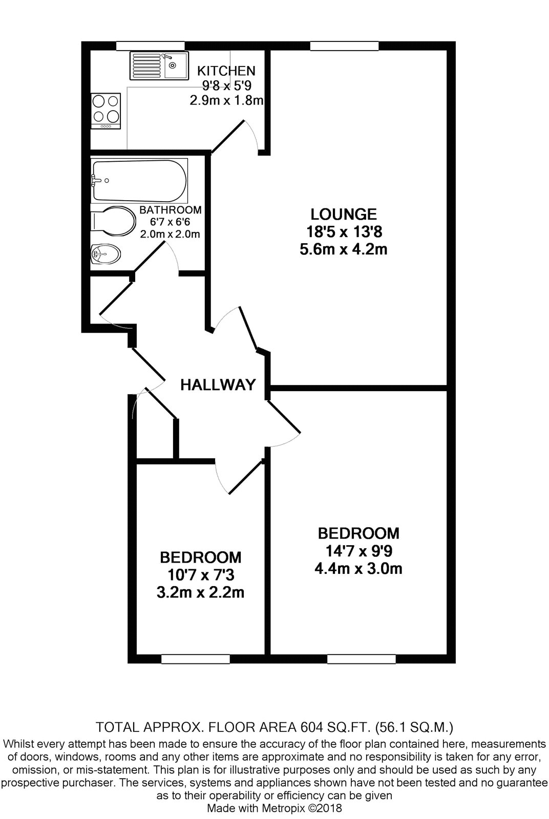 2 Bedrooms Flat for sale in Hollycroft Close, South Croydon CR2