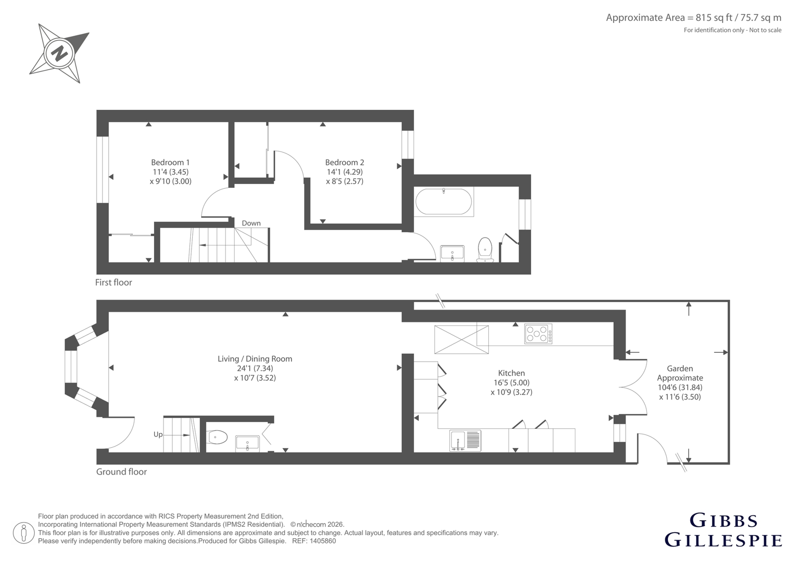 157, Hallowell Road, Northwood floorplan