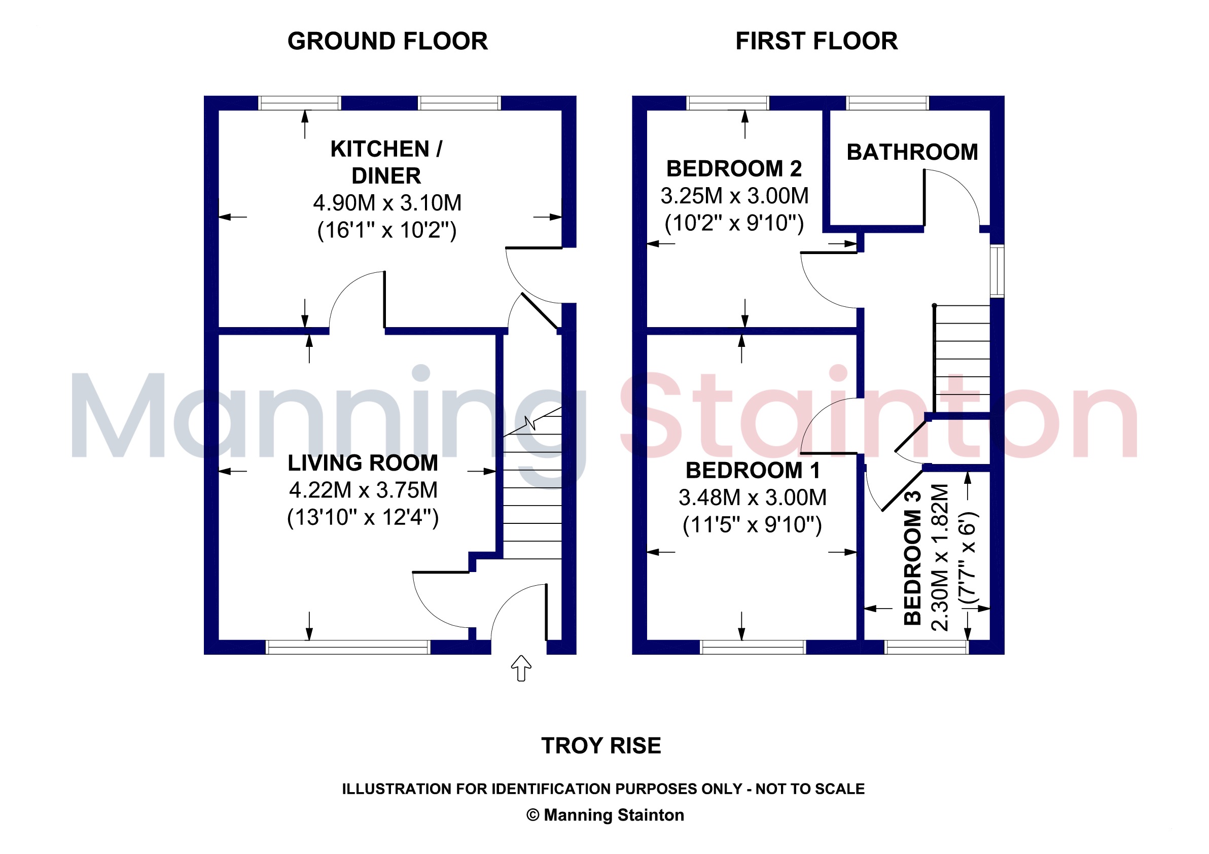 3, Troy Rise, Leeds floorplan