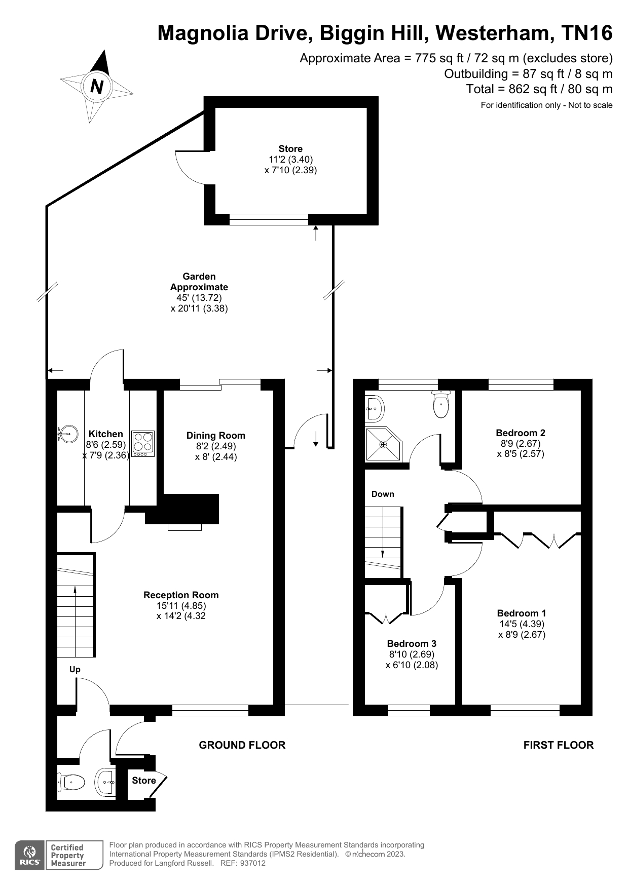 Magnolia Drive, Biggin Hill, Westerham TN16, 3 bedroom semidetached