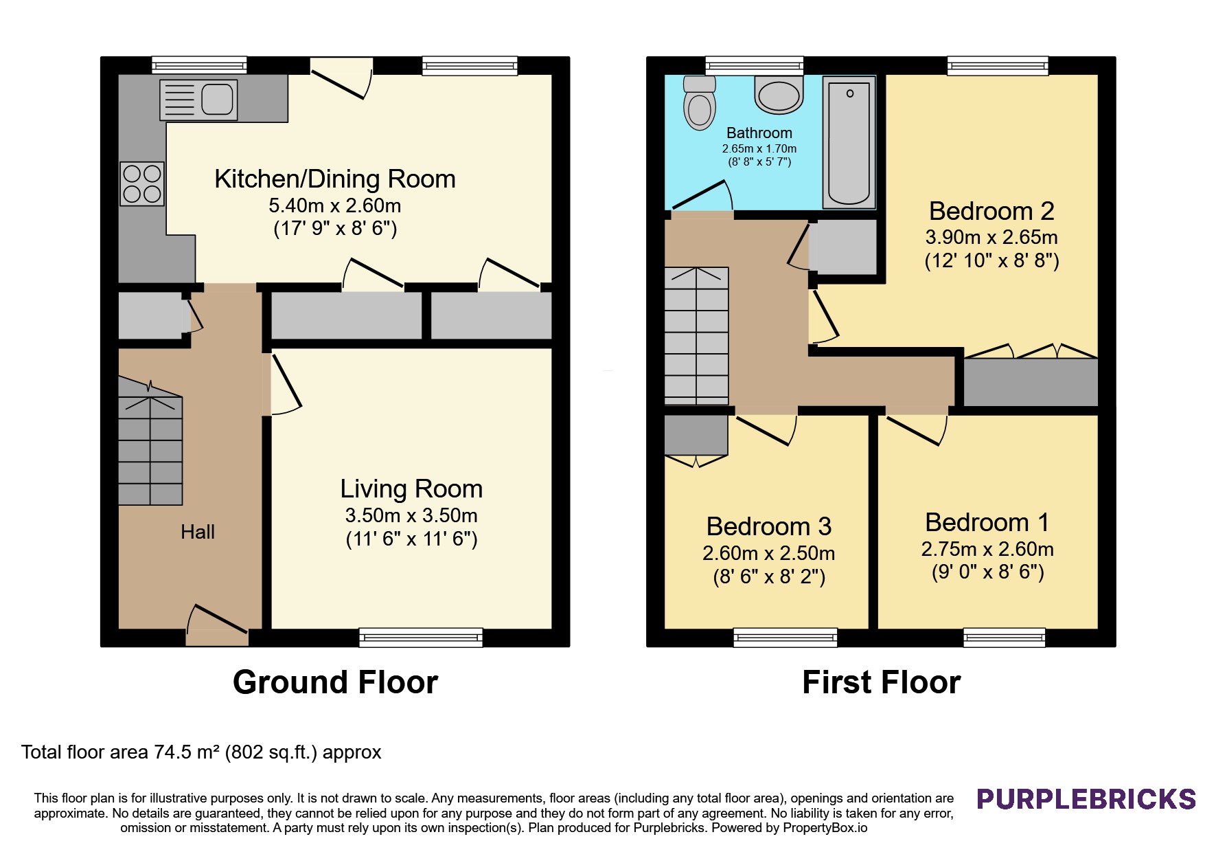 18, Bradwell Grove, Bristol floorplan