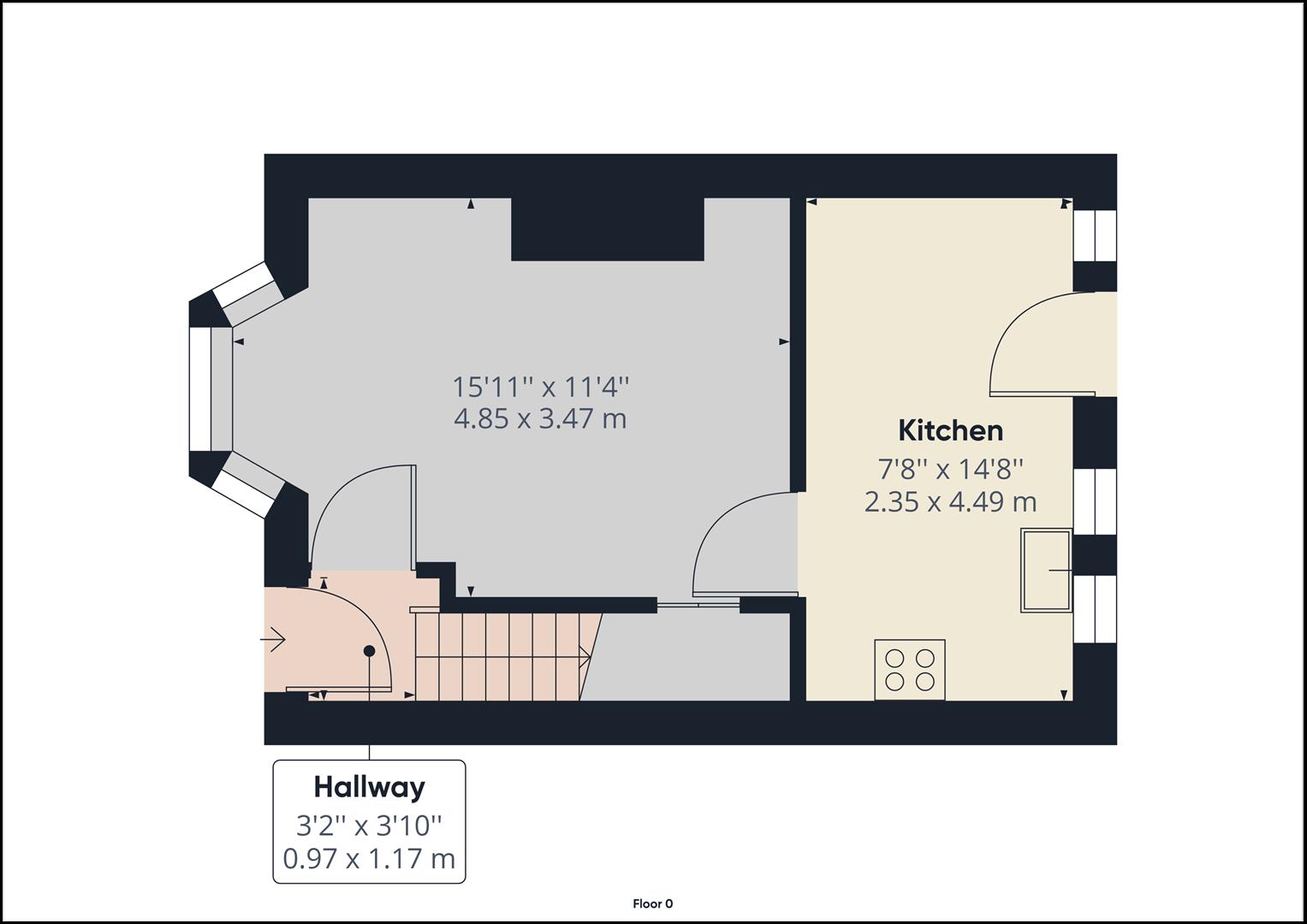 49, Calvert Road, Hull floorplan
