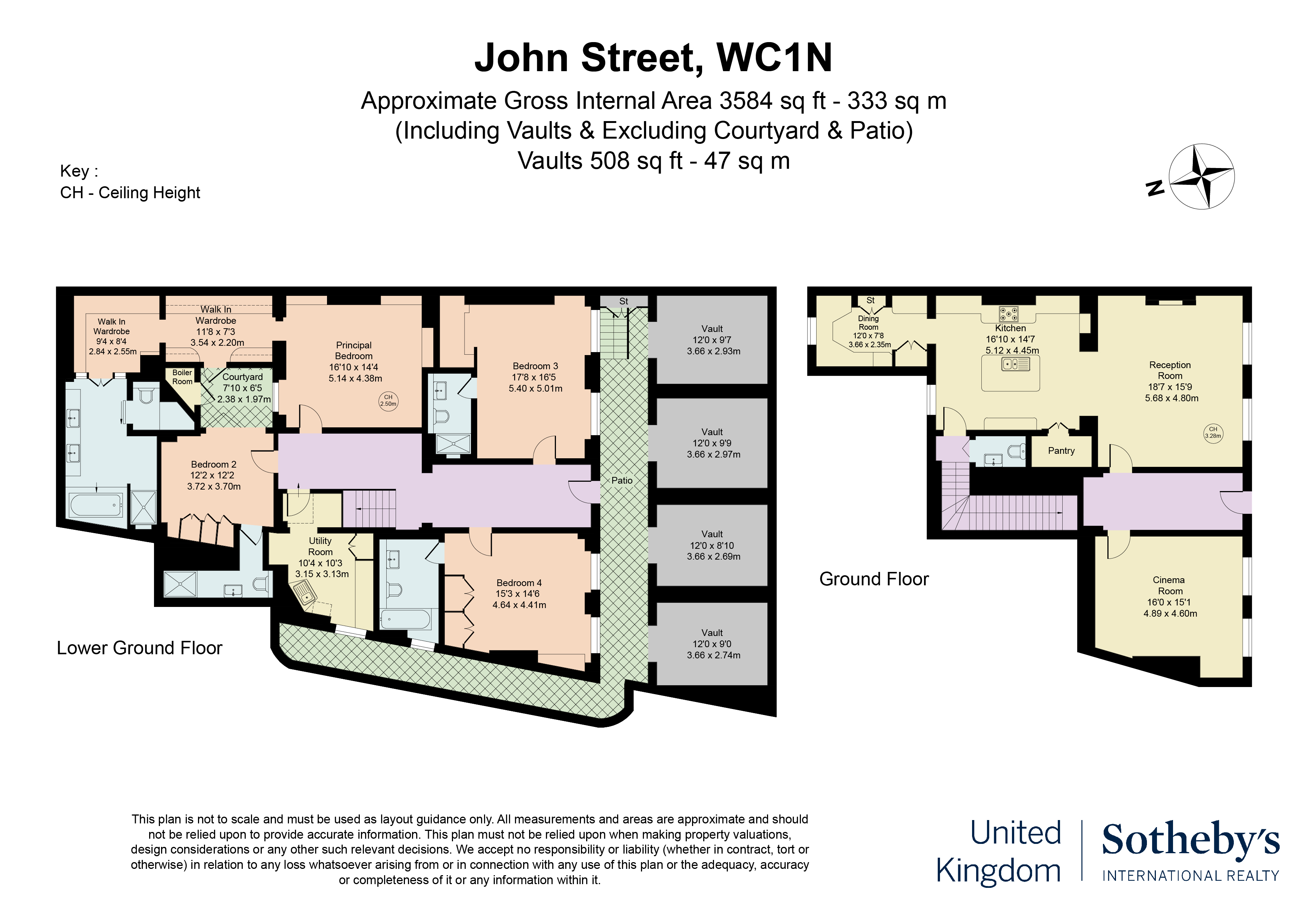 1, John Street, London floorplan