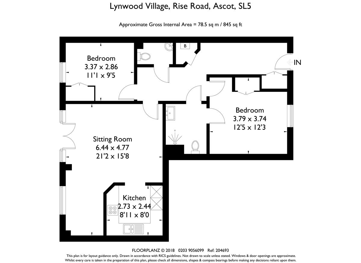 2 Bedrooms Flat for sale in Lynwood, Rise Road, Sunningdale, Ascot SL5