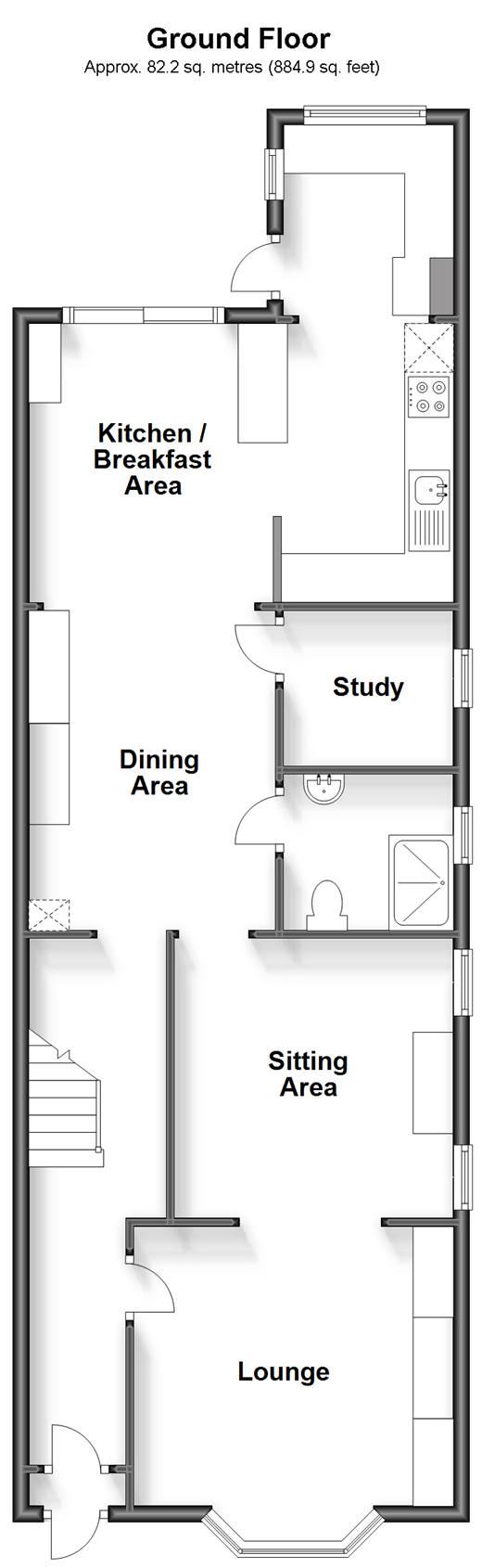 Amberley Grove, Croydon, Surrey CR0, 3 bedroom end terrace house for