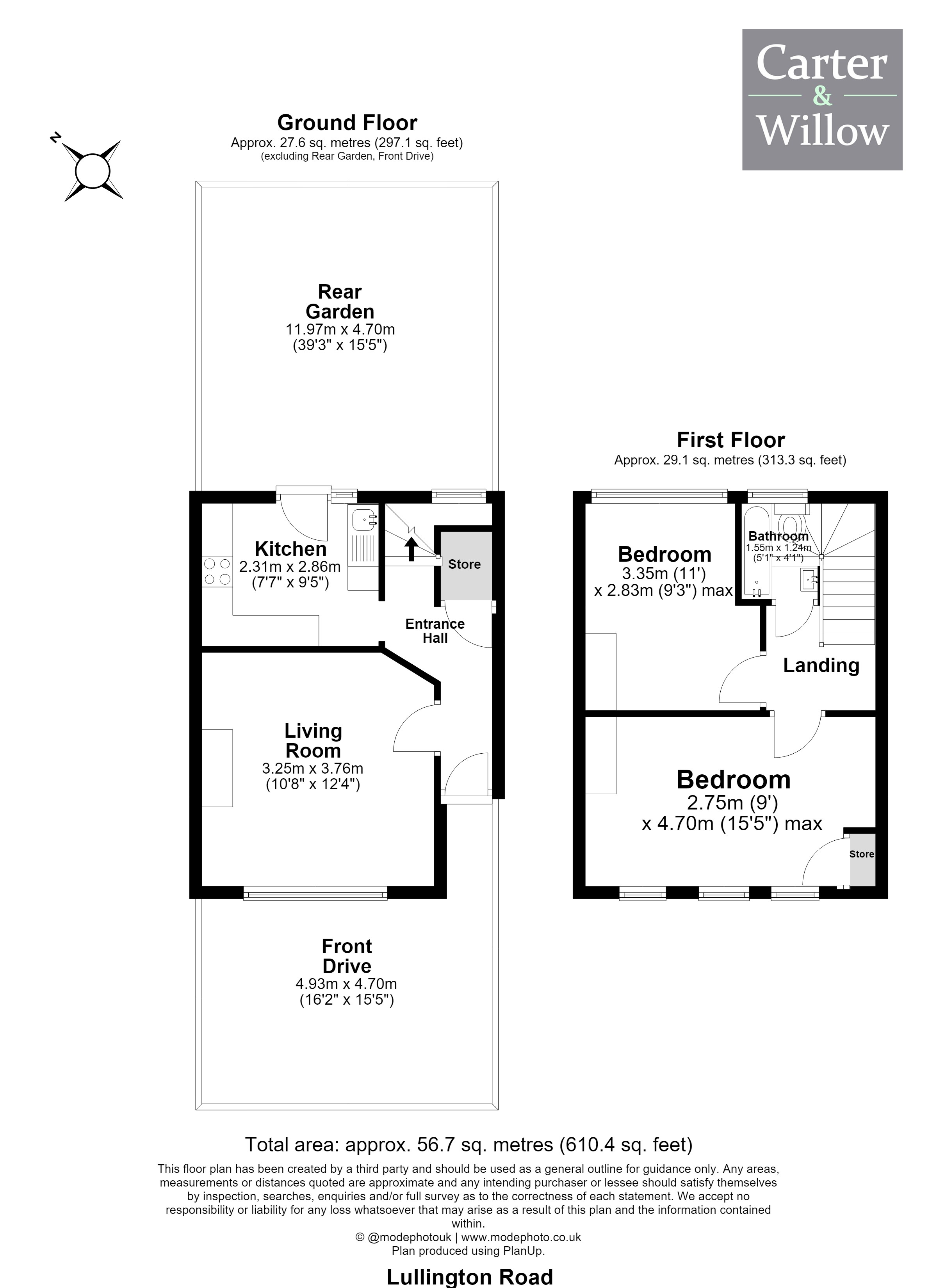 34, Lullington Road, Dagenham floorplan