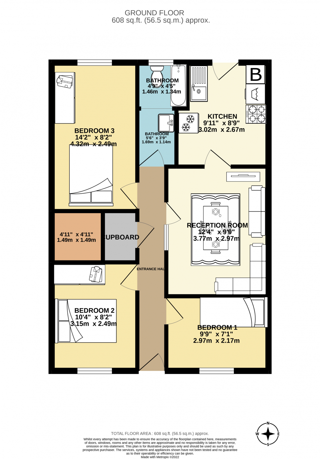 Bronhill Terrace,, Lansdowne Road, Tottenham floorplan