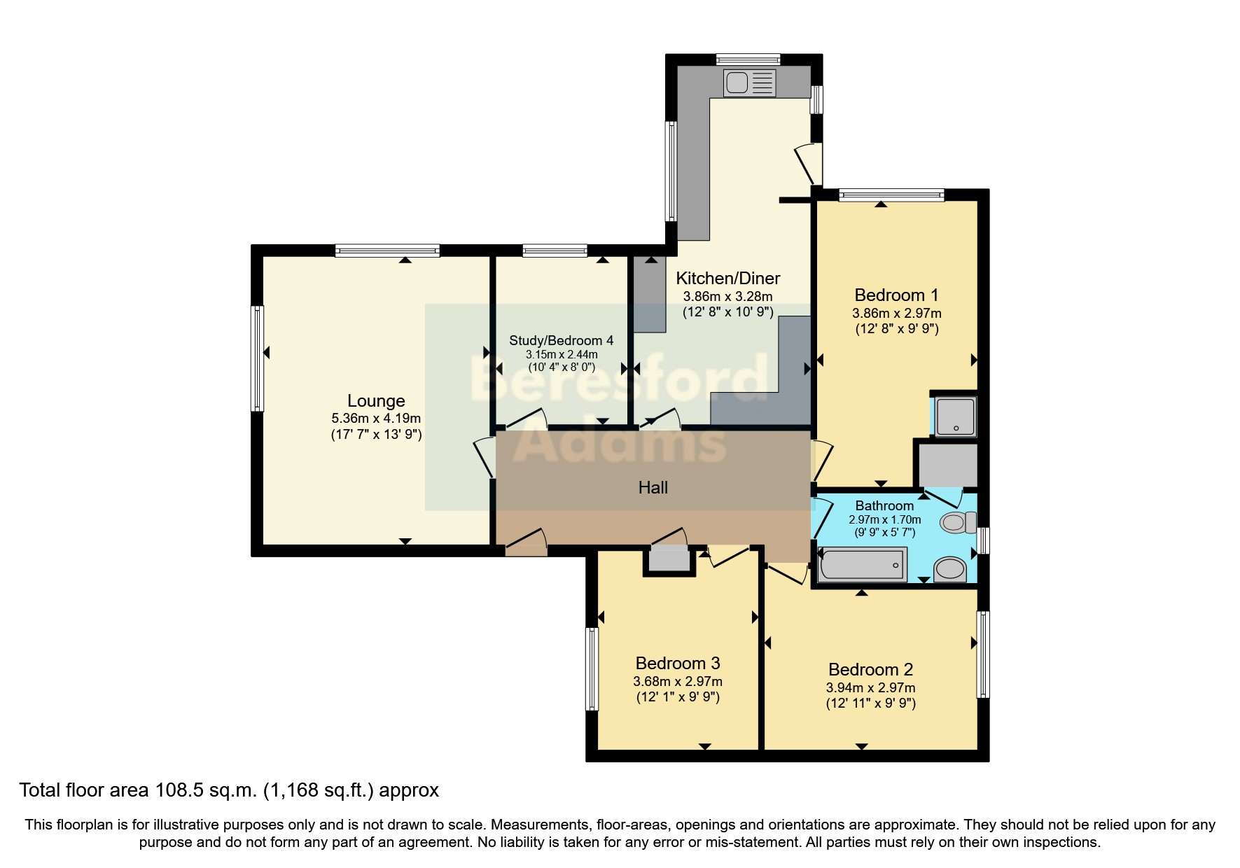 Braichmelyn, Bethesda, Bangor, Braichmelyn LL57, 4 bedroom bungalow for