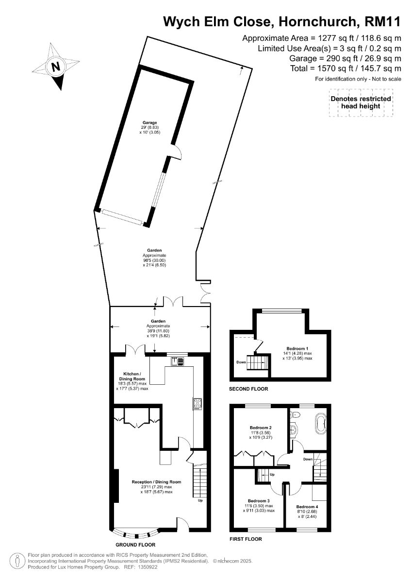 23 Wych Elm Close, Hornchurch floorplan