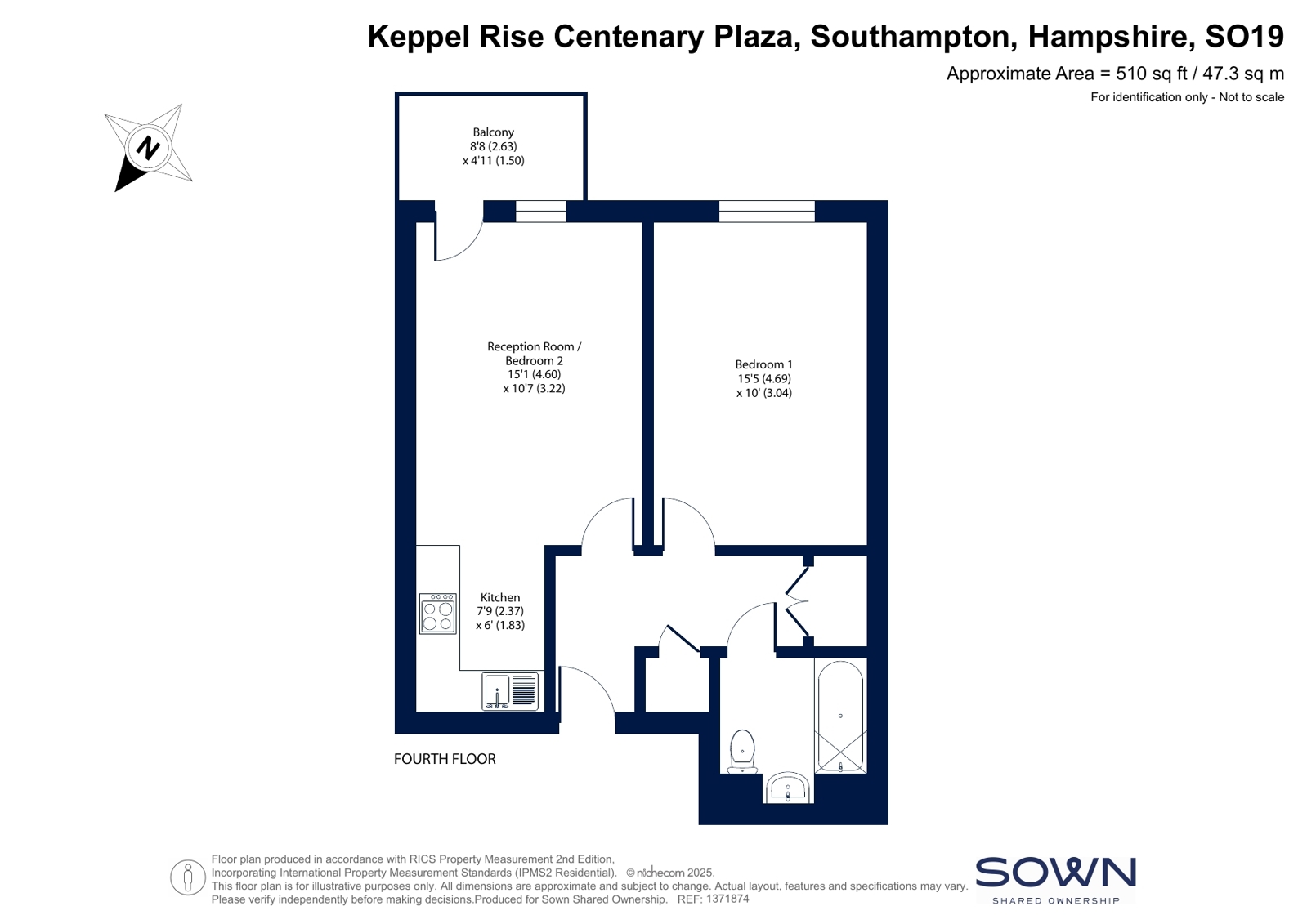 SNG RESALE SO - 19 Keppel Rise,, Centenary Plaza, Hampshire floorplan