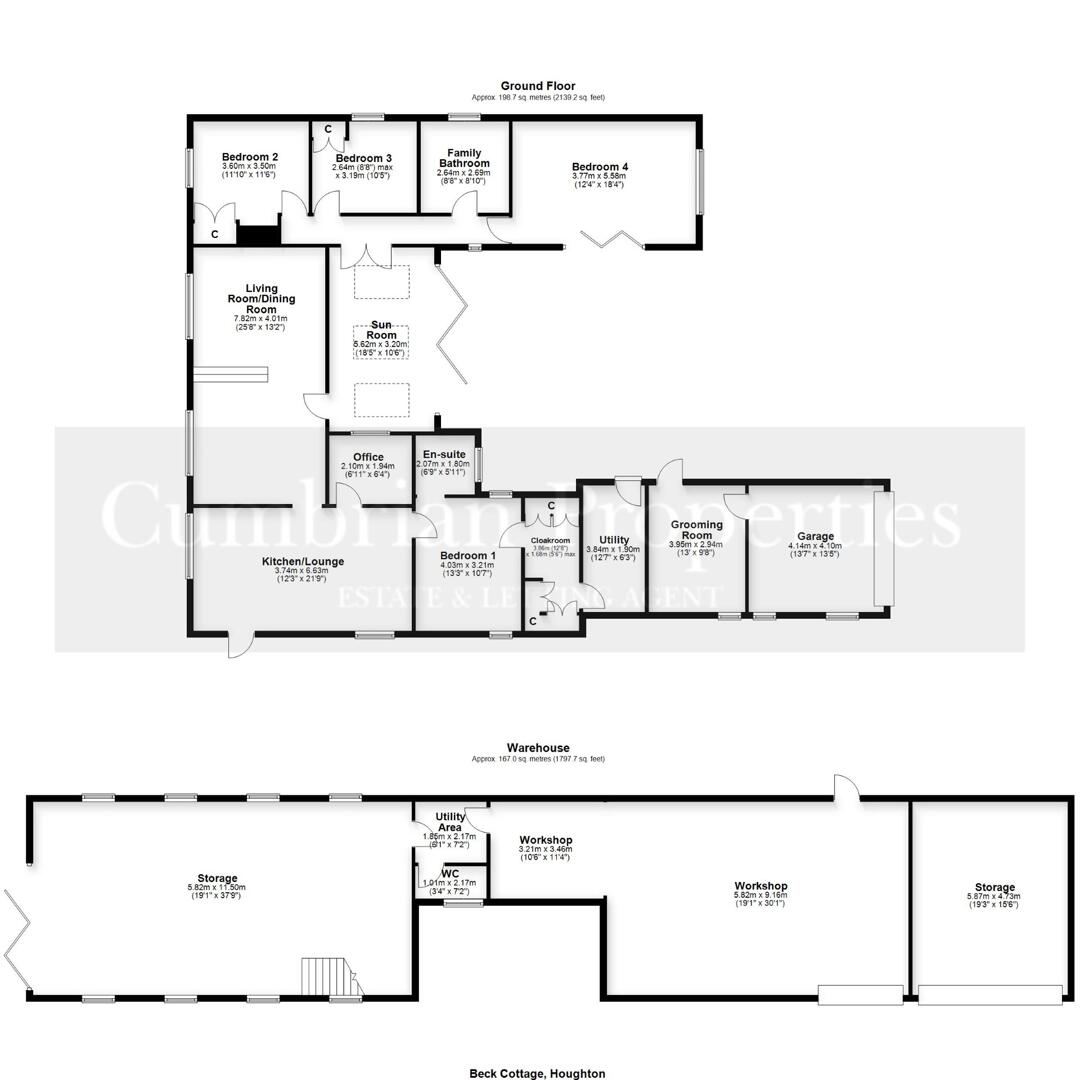 Beck Cottage, Brunstock Lane, Carlisle floorplan