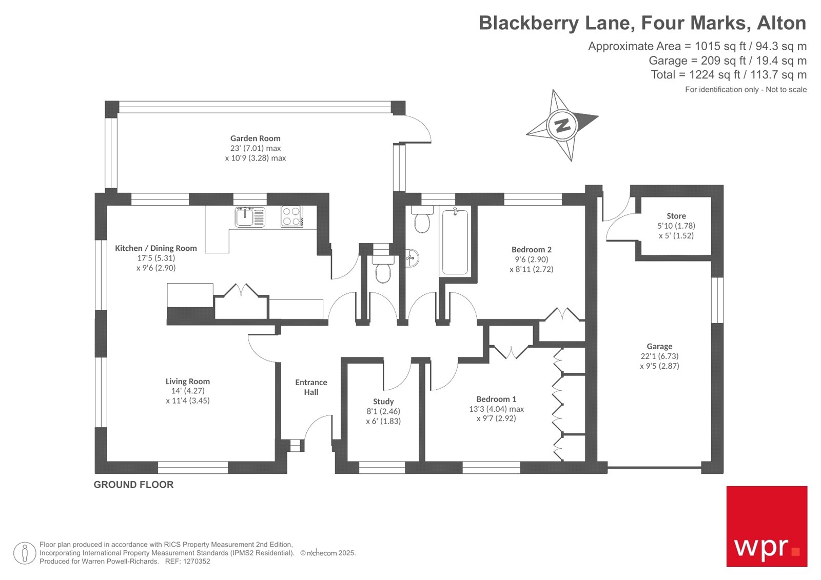 Thornbury, 94, Blackberry Lane, Alton floorplan