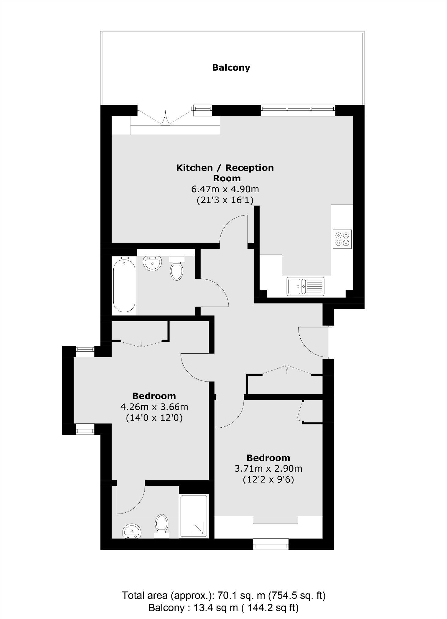 George Mathers Road, London floorplan