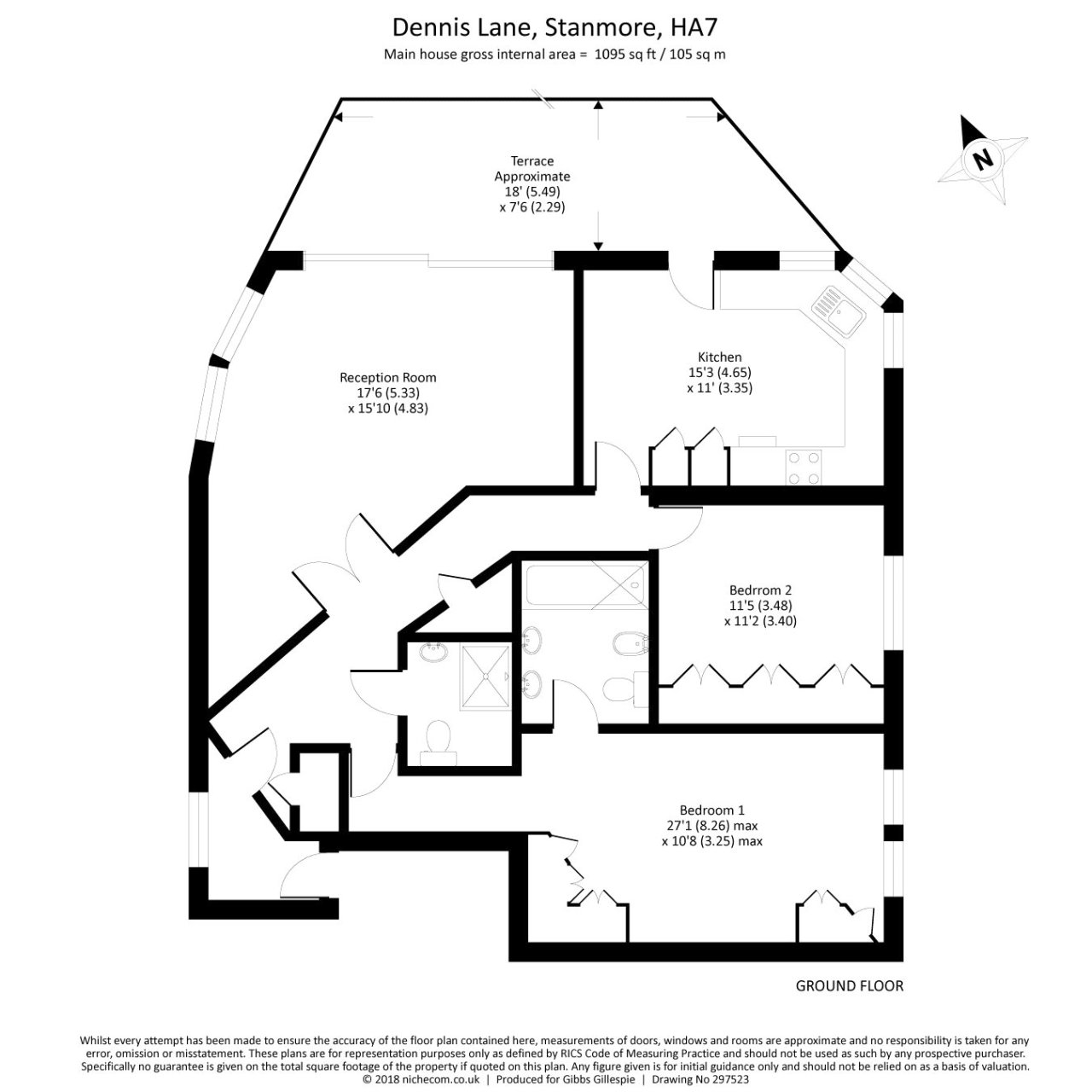 2 Bedrooms Flat for sale in Dennis Lane, Stanmore HA7