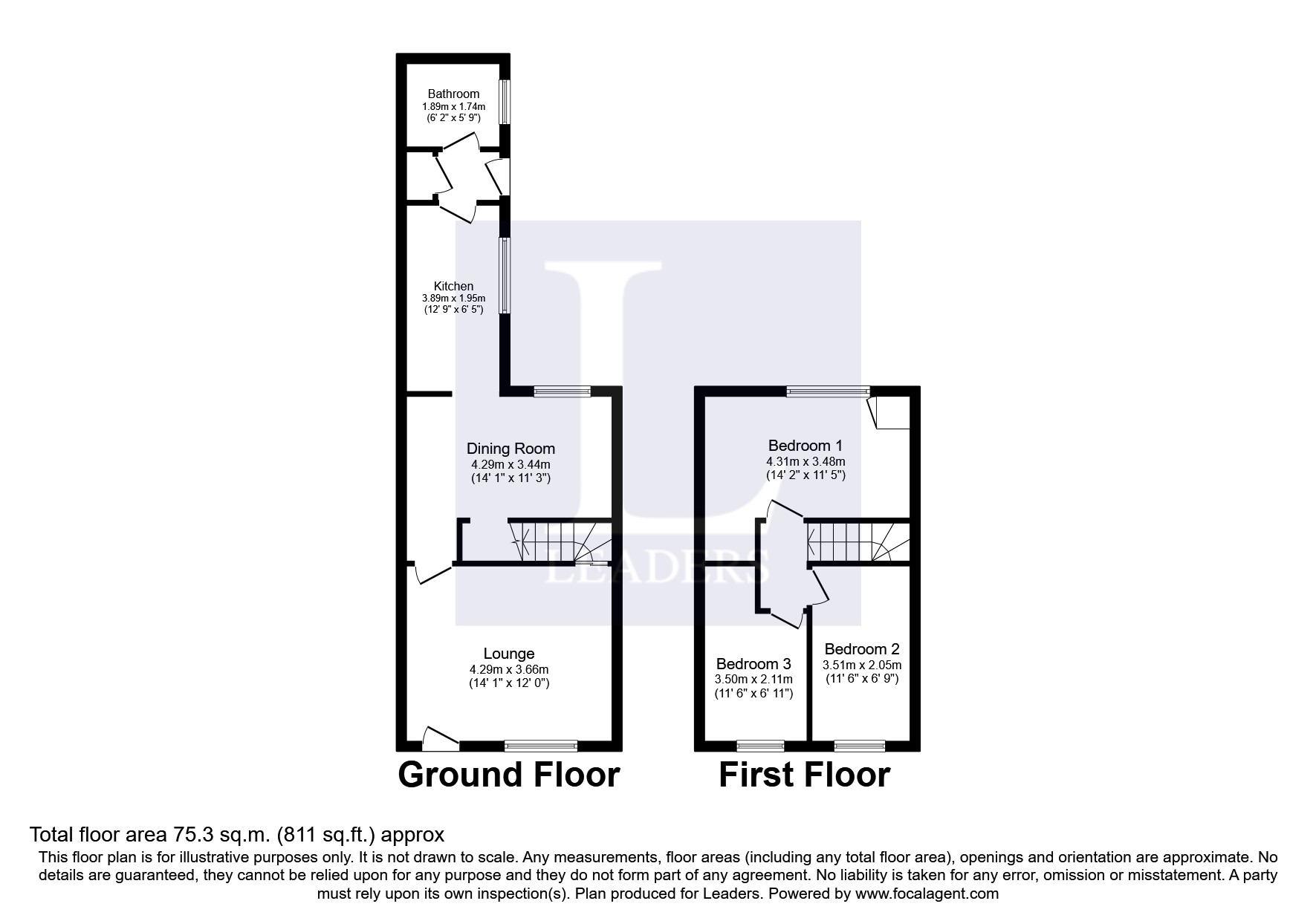 2, Queen Street, Ironville floorplan