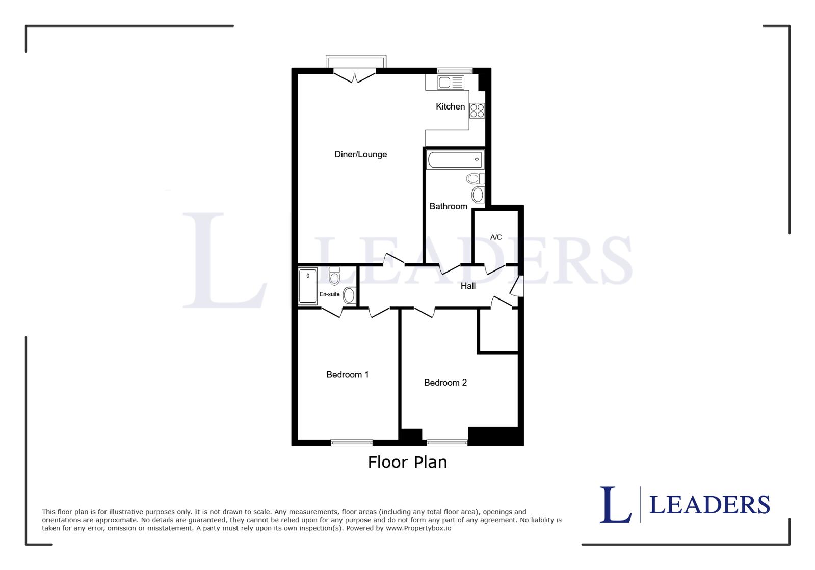 Flat 4, Jacob House,, Aylward Street, Hampshire floorplan