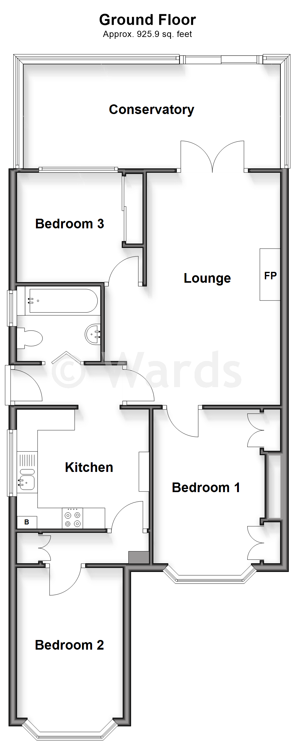 24, Warden View Gardens, Sheerness floorplan