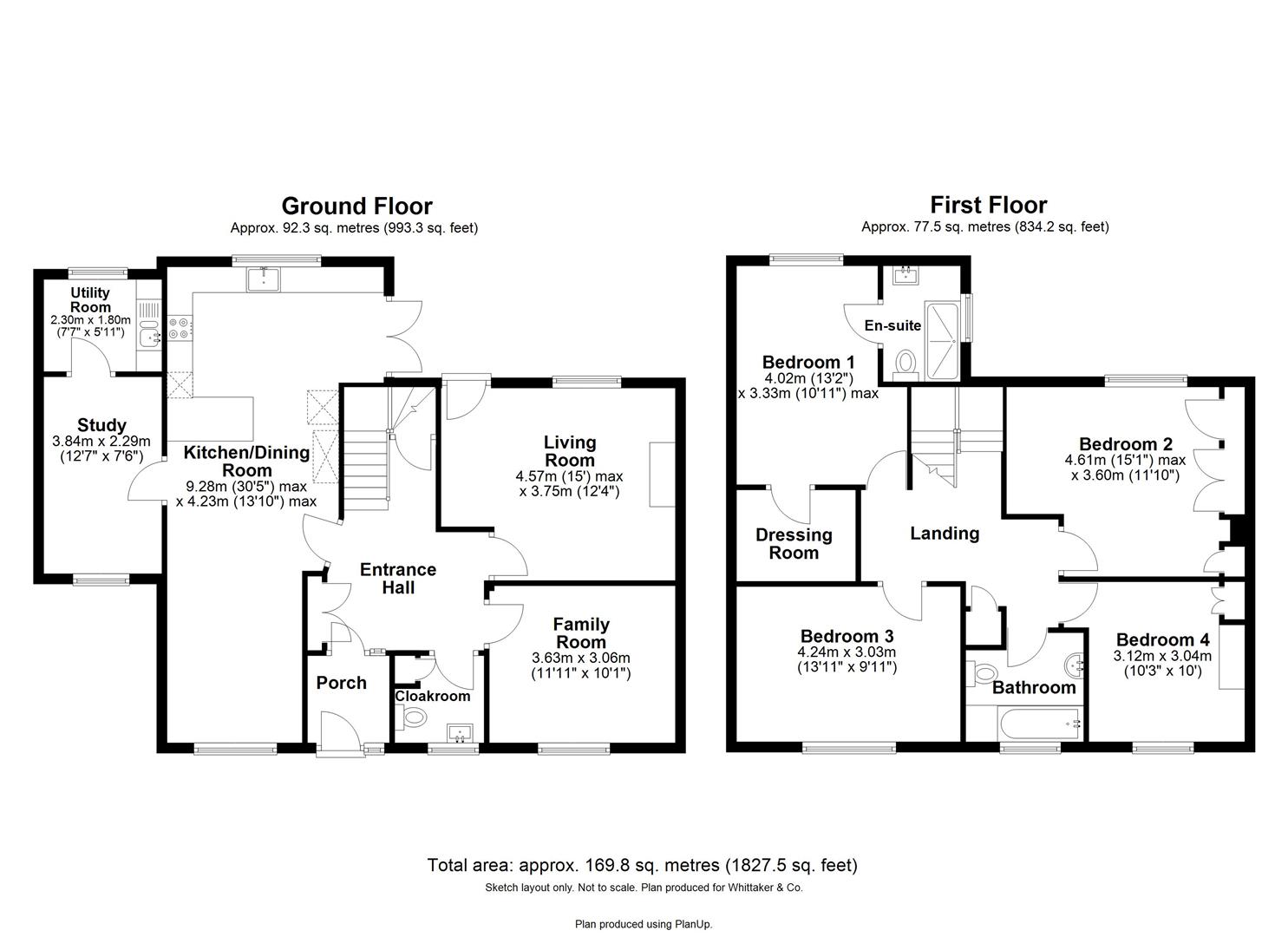 48, Kimpton Road, Blackmore End floorplan