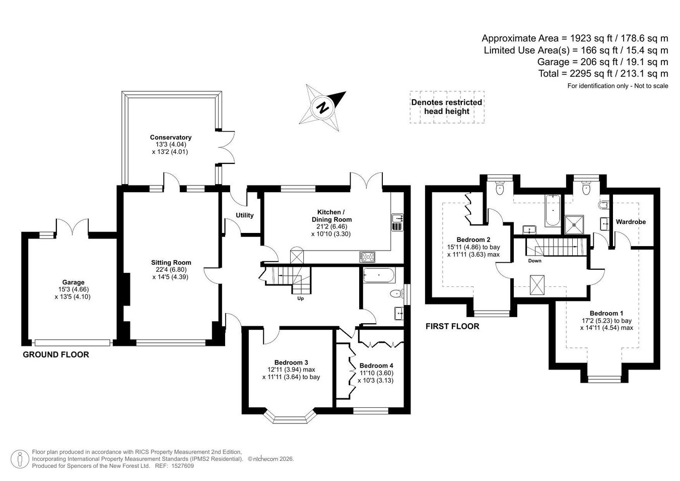 1, Langley Road, Christchurch floorplan