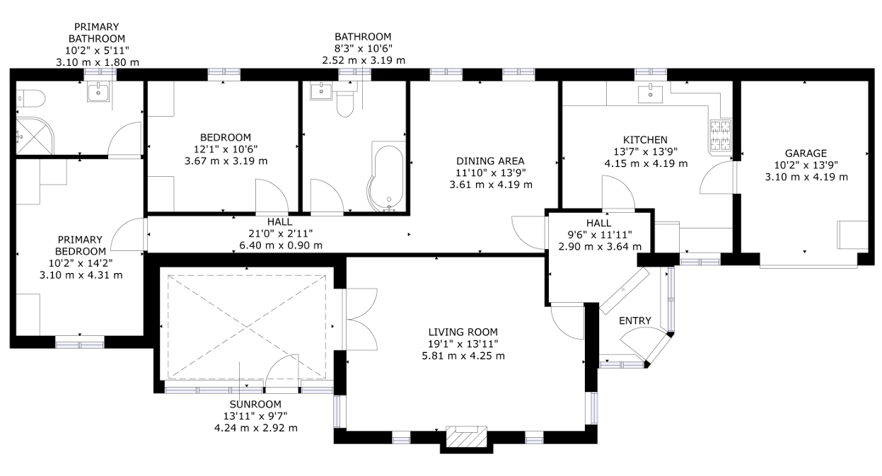 Holystone, Morpeth floorplan