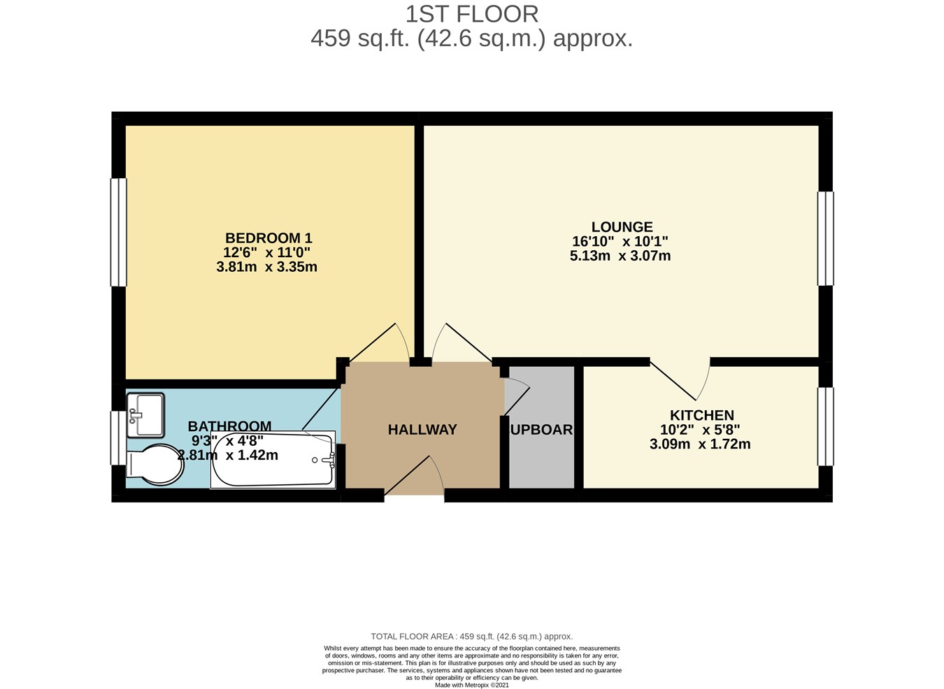 Linden Lea, Brooklands Road M33, 1 bedroom flat for sale 62375582