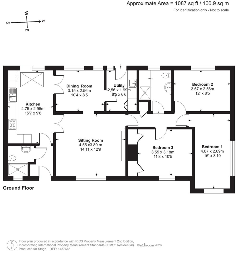 17 Orchard Grove, Orchard Grove, Braunton floorplan