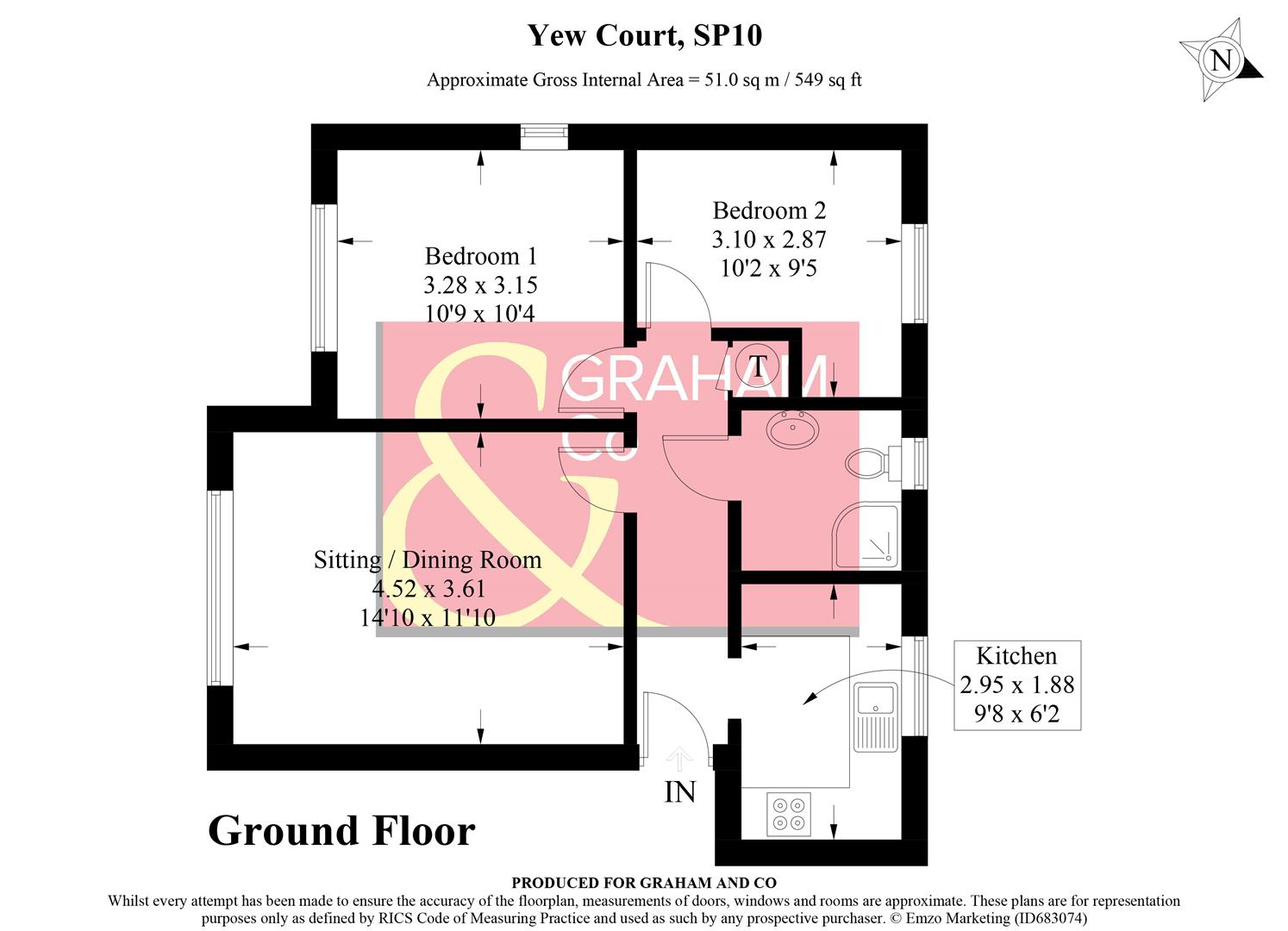 One, Hibiscus Crescent, Andover floorplan