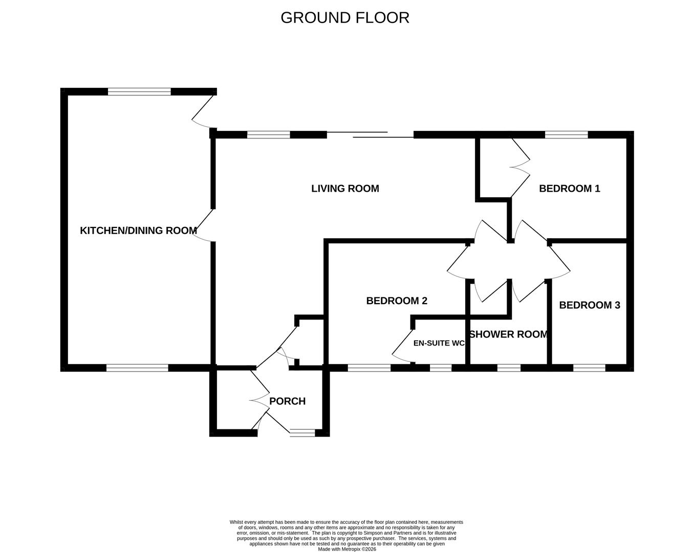 1, Swan Avenue, Brigstock floorplan