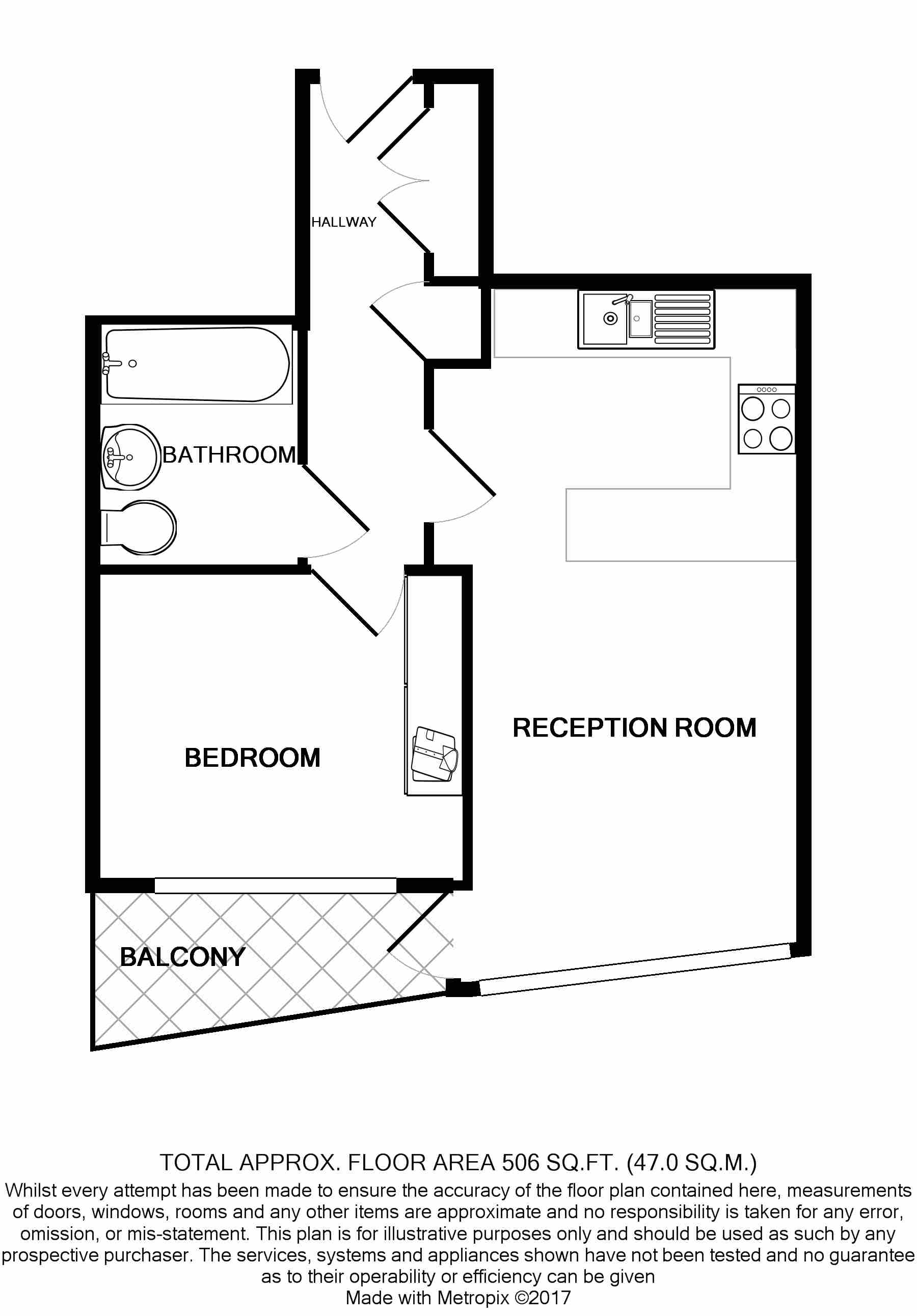 4 Francis Court, 1, Weld Place, New Southgate floorplan