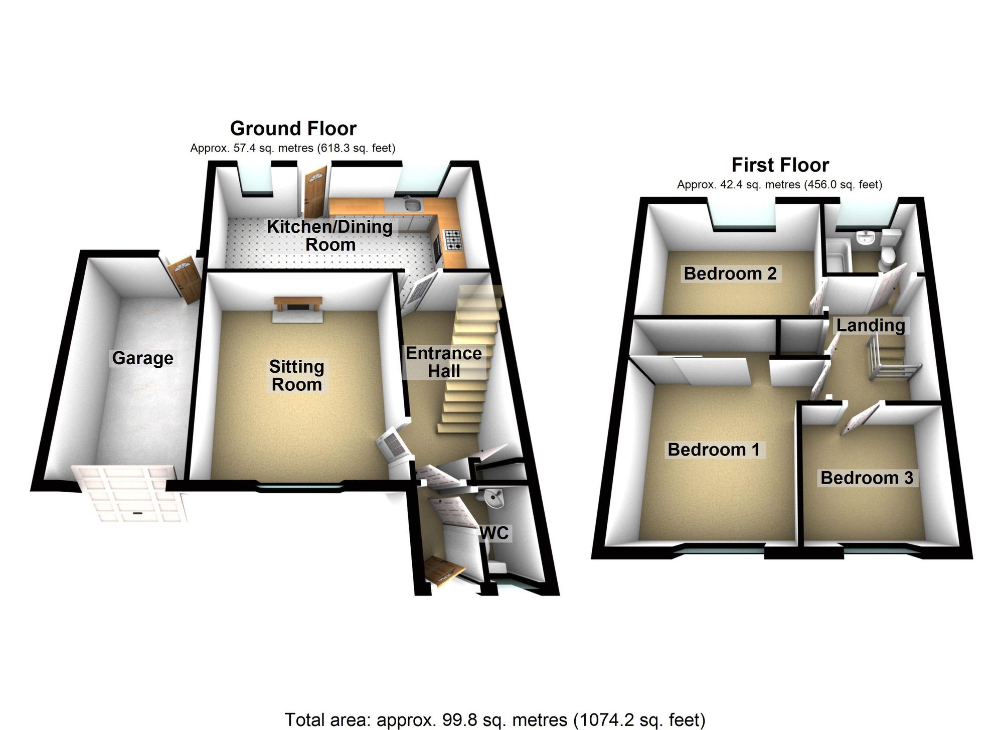 34 Mill Rise, Saxmundham floorplan
