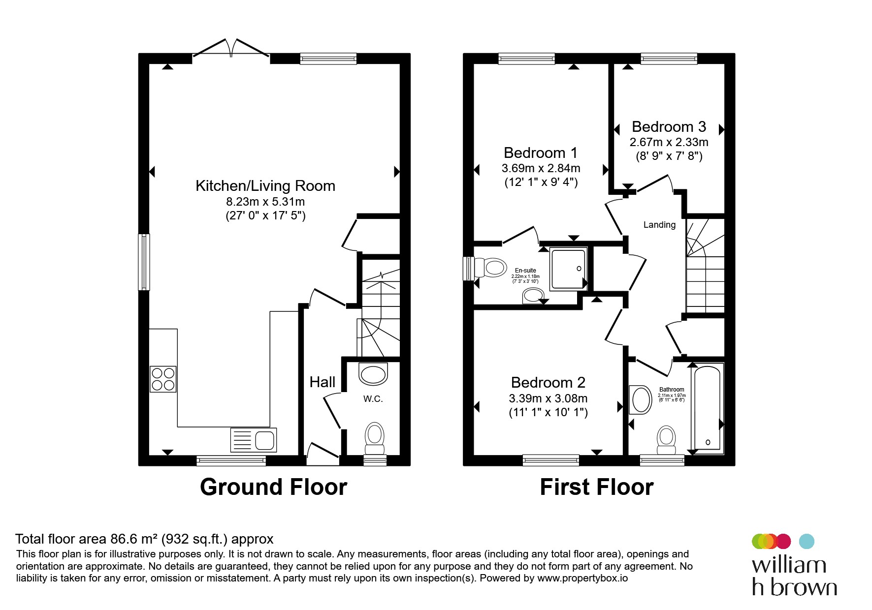 1, Flaxen Fields, Woodbridge floorplan