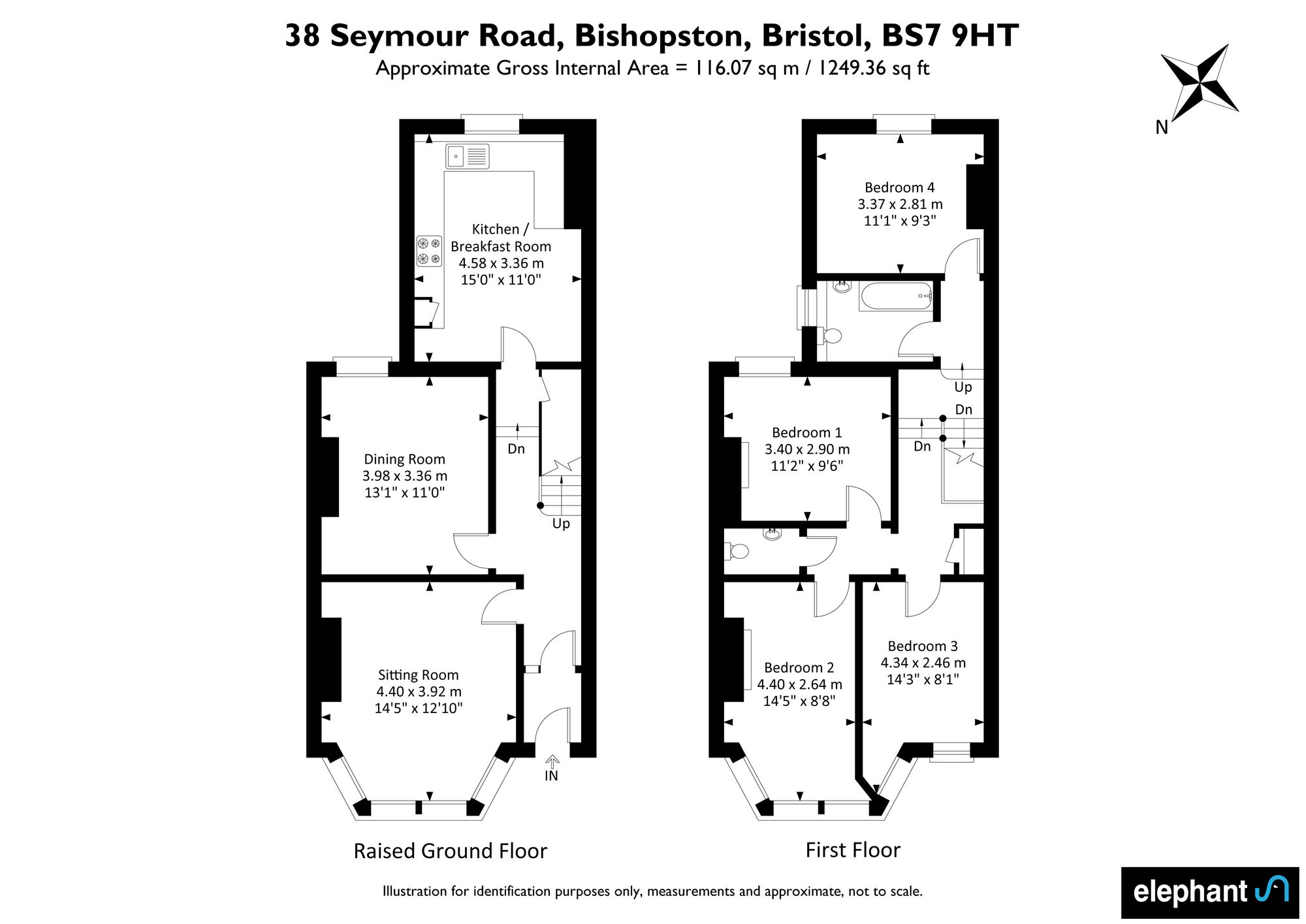 38 Seymour Road, Bristol floorplan