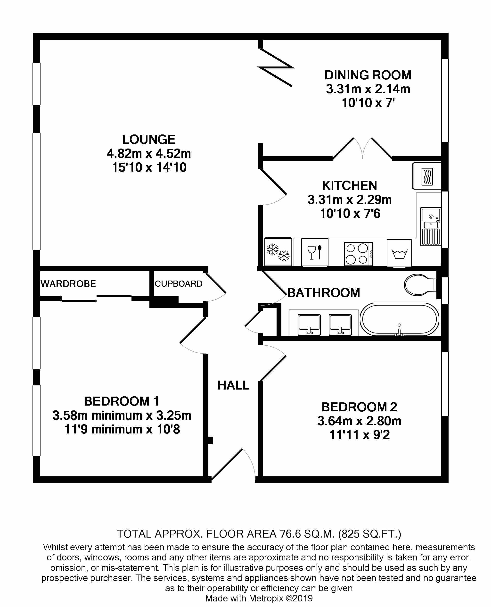 2 Bedrooms Flat for sale in Ashburnham Rd, Ham, Richmond TW10