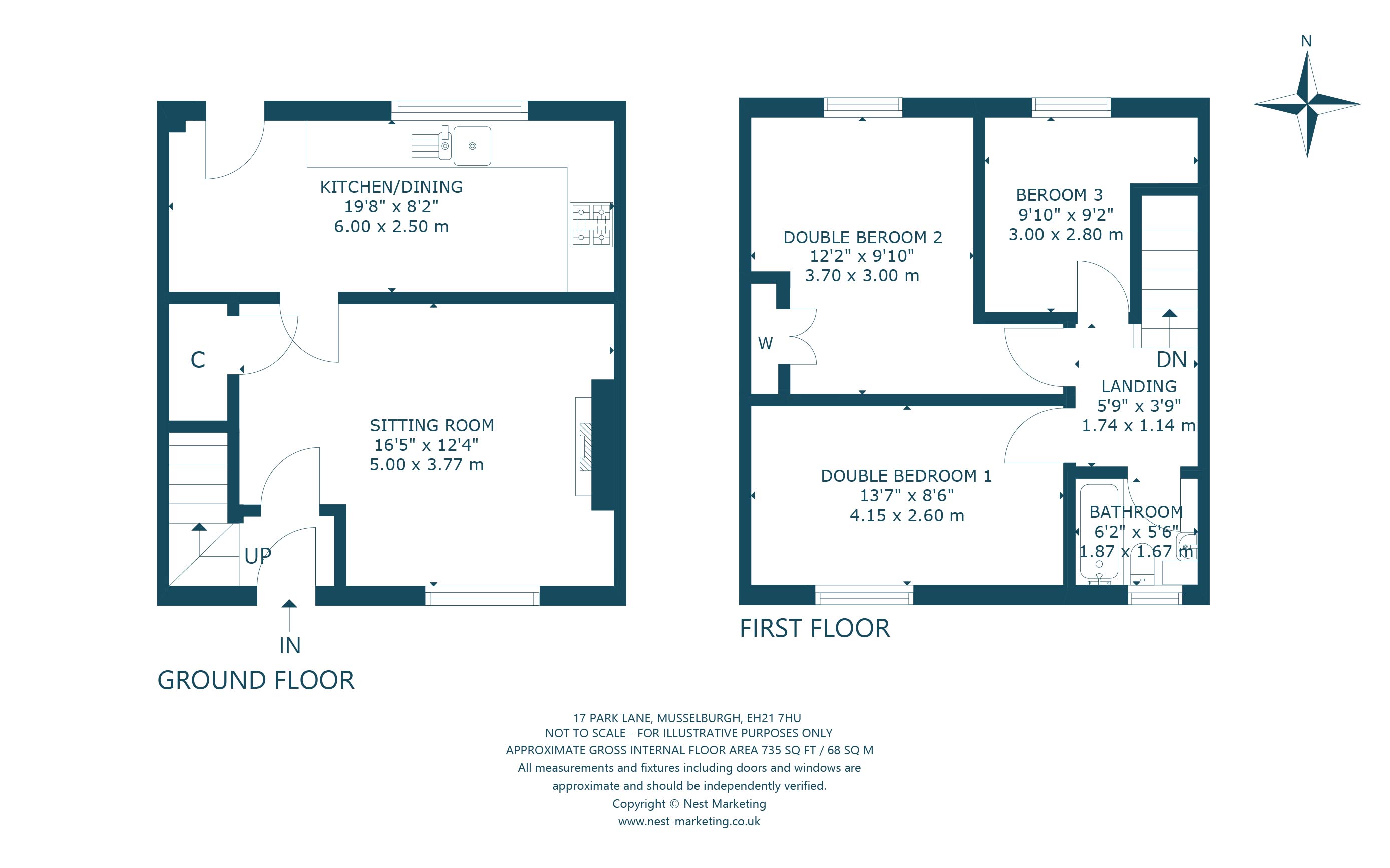17, Park Lane, Musselburgh floorplan