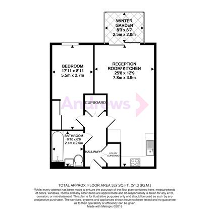 Flat 35, Brunswick House, 15, Homefield Rise, Orpington floorplan