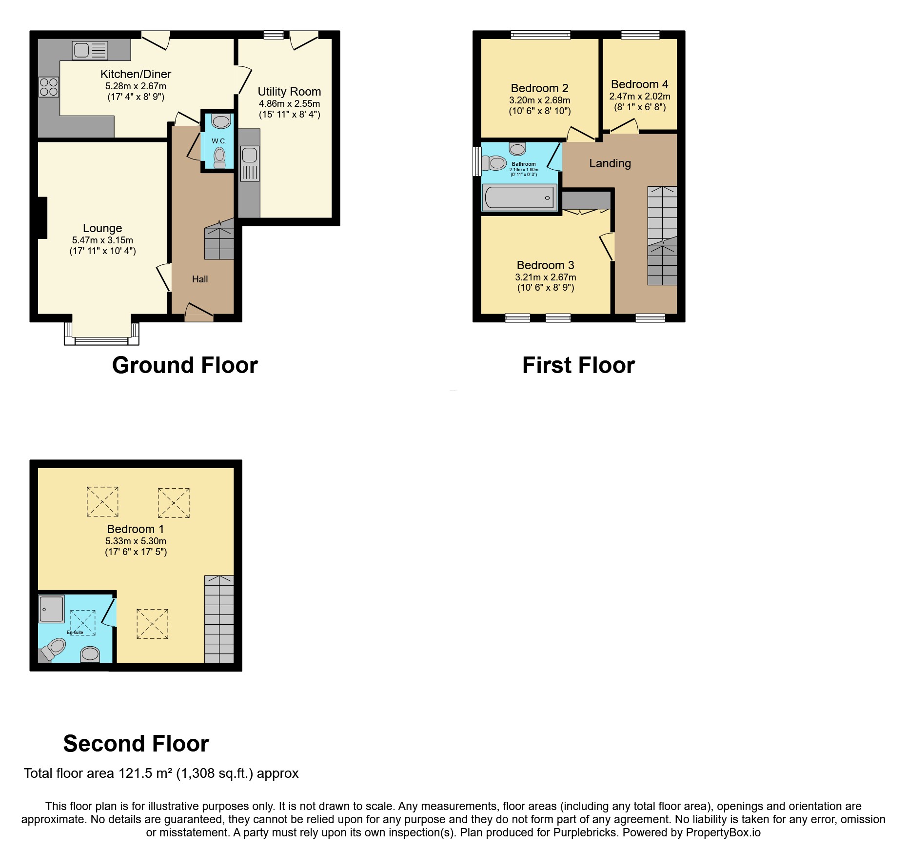 51, Lambrell Green, Sheffield floorplan