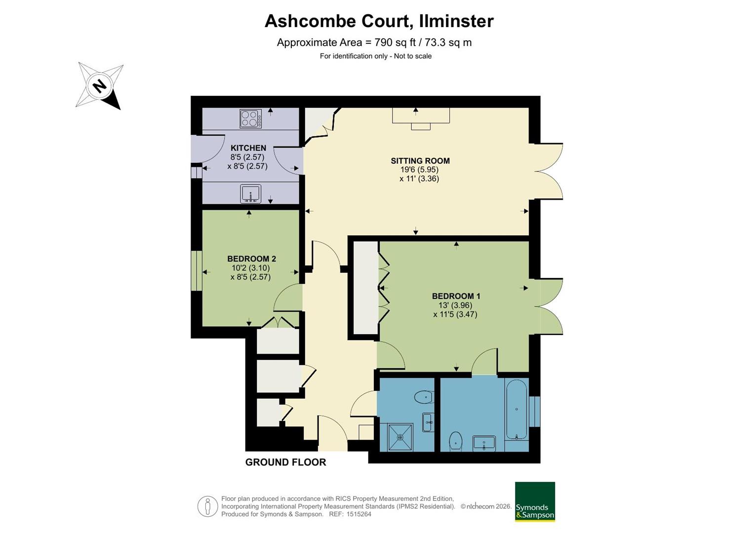 19, Ashcombe Court, Ilminster floorplan