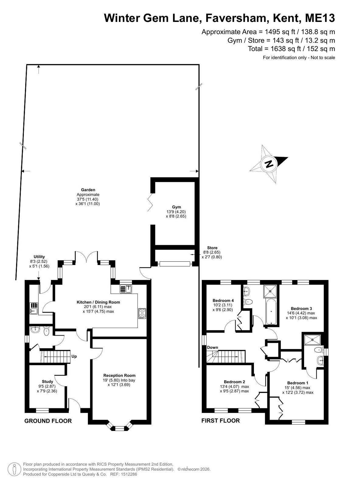 11, Winter Gem Lane, Kent floorplan