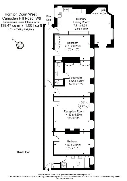 Hornton Court West, London floorplan