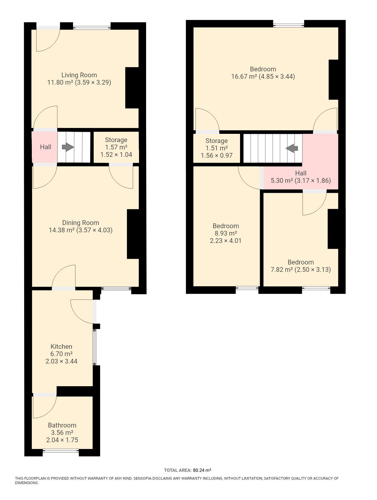28, Peashill Street, Rotherham floorplan