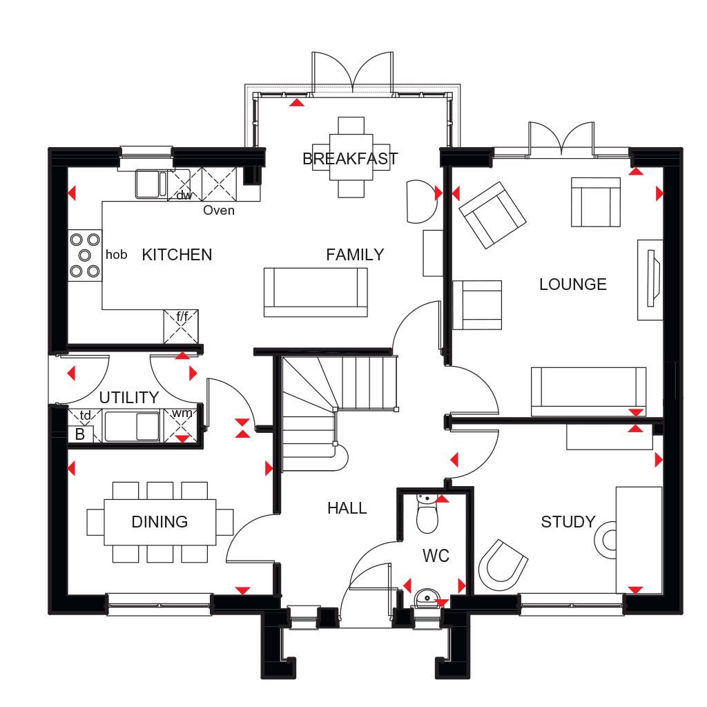H805236, Sequoia Grove, Cambusbarron, Stirling floorplan