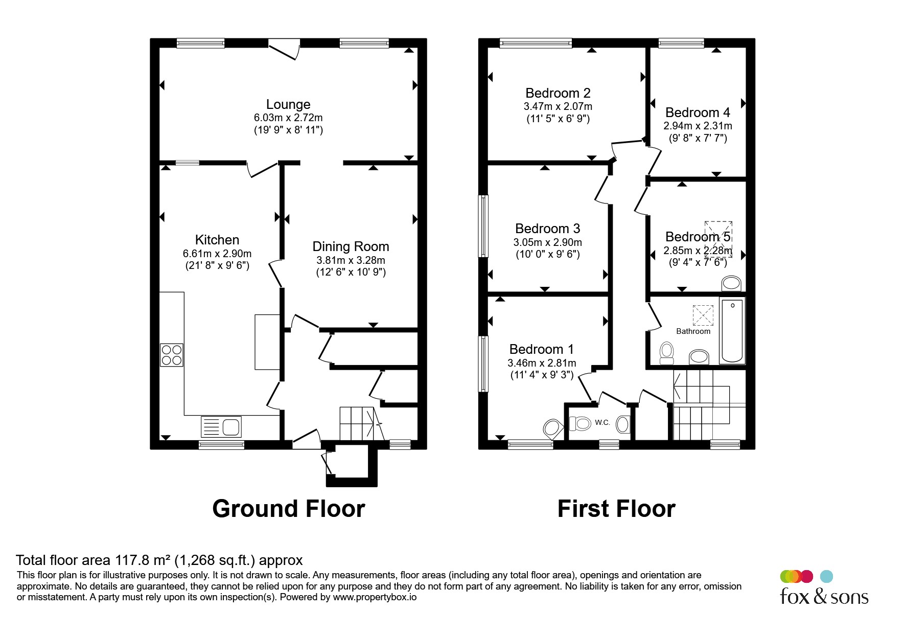 17, Parker Close, Wellington floorplan