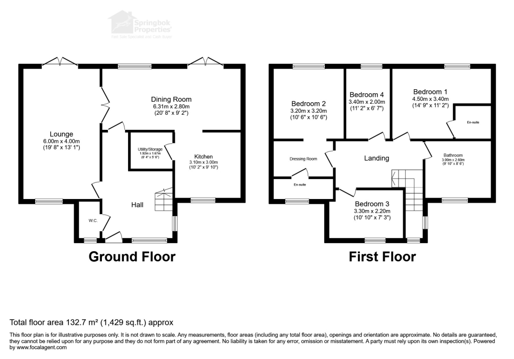 29, Mead Field Drive, Bishop's Stortford floorplan