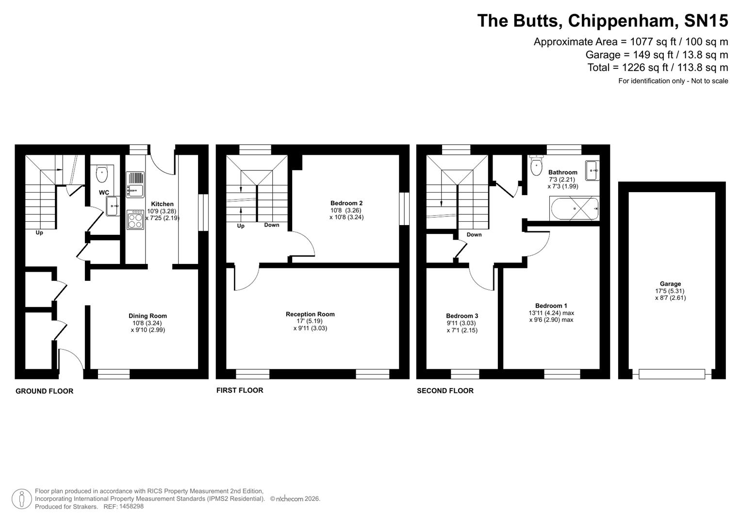 36, The Butts, Chippenham floorplan